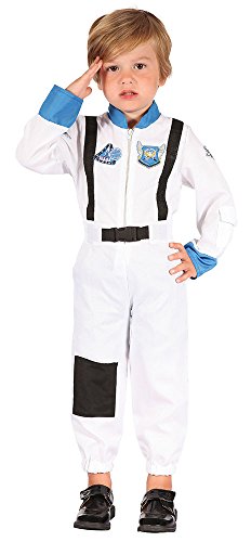 Bristol Novelty CC065 Disfraz de astronauta para niño, negro, XS