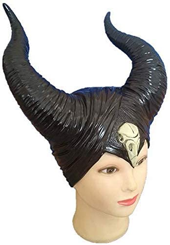 BROADREAM Evil Queen - Gorro de látex para Halloween, cosplay, unisex, talla única