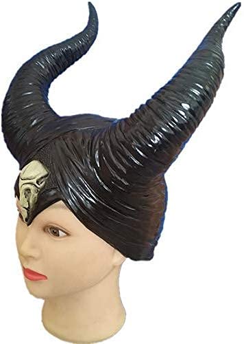 BROADREAM Evil Queen - Gorro de látex para Halloween, cosplay, unisex, talla única