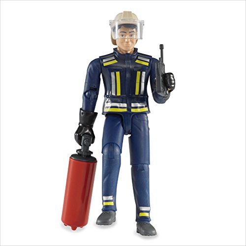 BRUDER - Bombero con accesorios - escala 1:16 - 60100