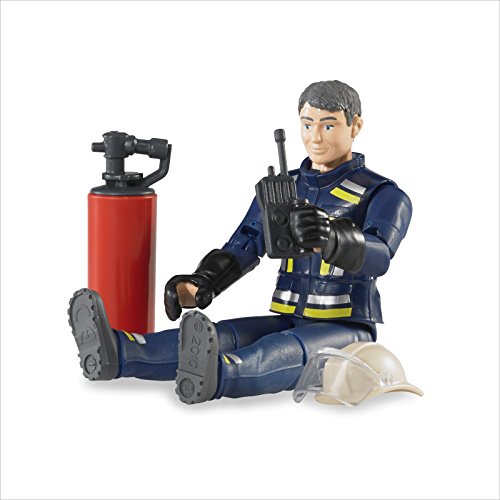 BRUDER - Bombero con accesorios - escala 1:16 - 60100