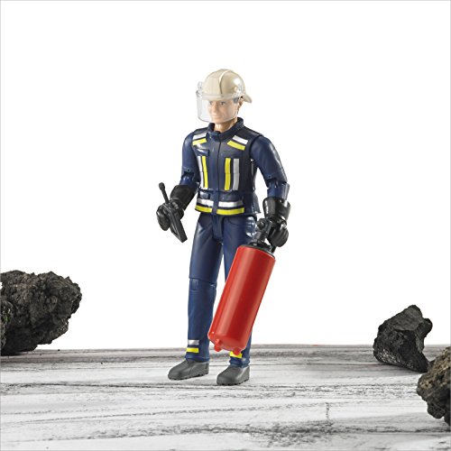 BRUDER - Bombero con accesorios - escala 1:16 - 60100