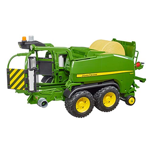 bruder- John Deere - Bobina de prensado, Color verde (2032) , color/modelo surtido