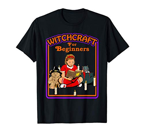 Brujería para principiantes Divertido Sarcástico Retro Camiseta