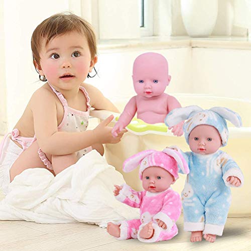 BSTOB Muñeca de 30 cm, muñeca de Juguete de Vinilo Suave, Juguetes de bebé realistas para niños, niñas y niños