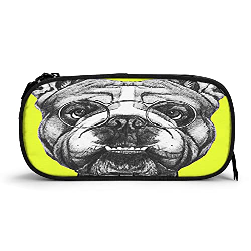 Bulldog Inglés Original Estuche Escolar Multifuncional Estuche De Lápices De Gran Capacidad para Hombre Mujer Estudiante En Escuela para Niñas Niños