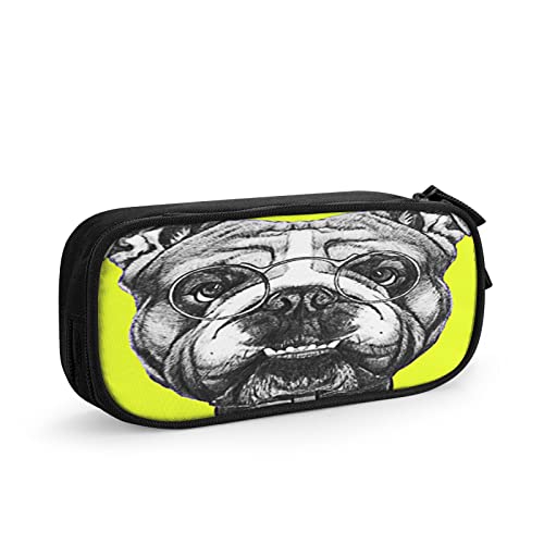 Bulldog Inglés Original Estuche Escolar Multifuncional Estuche De Lápices De Gran Capacidad para Hombre Mujer Estudiante En Escuela para Niñas Niños