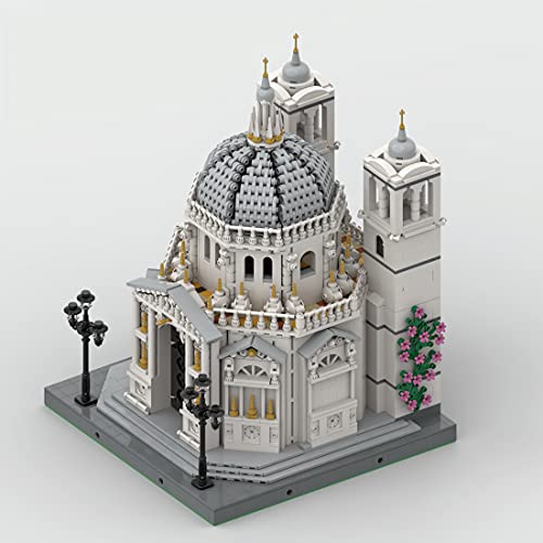 Bulokeliner Bloques de construcción modular casa 4064 piezas MOC-79460 Venecia, juguete de construcción de iglesia de Santa María, vcompatible con Lego