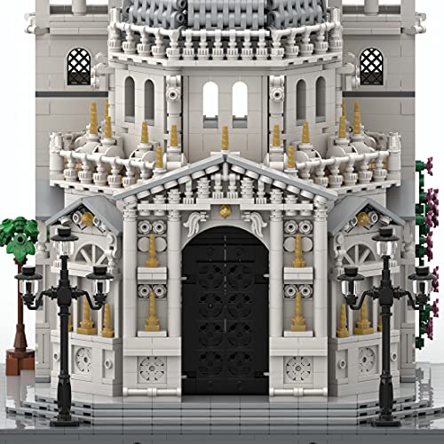 Bulokeliner Bloques de construcción modular casa 4064 piezas MOC-79460 Venecia, juguete de construcción de iglesia de Santa María, vcompatible con Lego