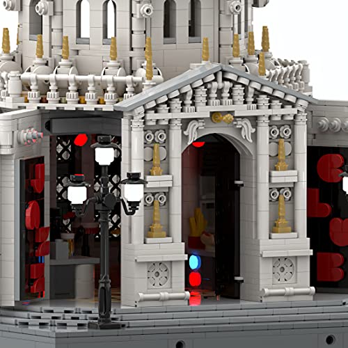 Bulokeliner Bloques de construcción modular casa 4064 piezas MOC-79460 Venecia, juguete de construcción de iglesia de Santa María, vcompatible con Lego