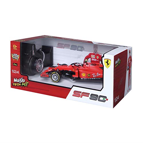 Burago Ferrari SF90, 1:24 - Mando a Distancia