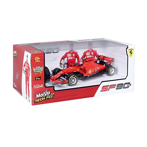 Burago Ferrari SF90, 1:24 - Mando a Distancia