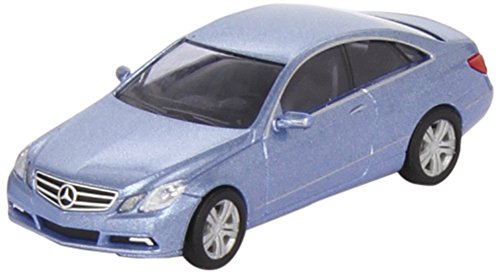 Busch 41655 - Coche Mercedes-Benz Clase E Coupé CMD, color azul claro [importado de Alemania]