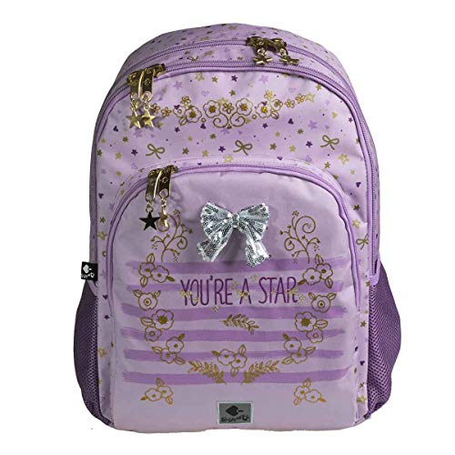 Busquets - Mochila Escolar Doble Star Busquets Violeta