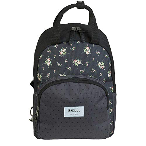 Busquets Mochila pequeña Bolso Becool Flowers