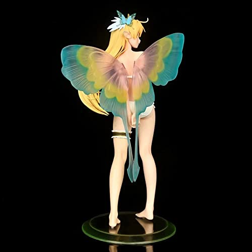 Butterfly Girl Elf Queen Elaine Figura De AccióN-29cm-Estatua-Modelo-DecoracióN-Anime-Personaje-NiñOs-MuñEca-Juguete-Souvenir-Amante-ColeccióN-Regalo Sinon-Con Caja De Color