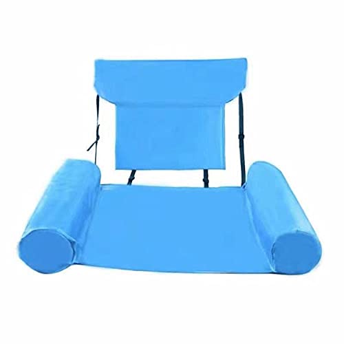 BVERIE Colchón de aire piscina hamaca de agua silla de salón 4in1multifunción hidromasaje inflable colchón de aire-Orange_Boof espuma