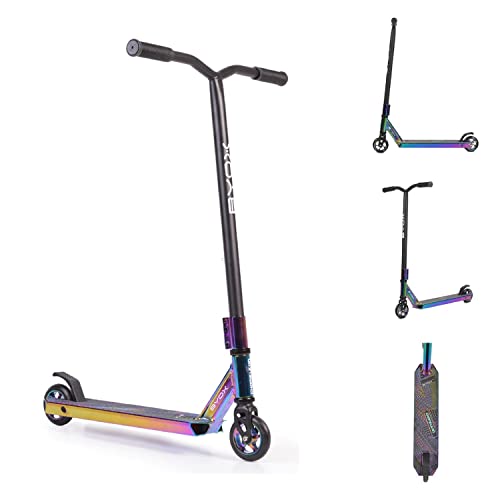 Byox Scooter camaleón Aluminio Ruedas Poliuretano rodamiento ABEC-9 máximo 100kg, Color:Negro