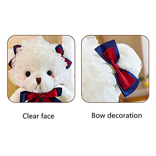 CACAIMAO Juguetes De Peluche Coloridos De Osos Bowknot, Adornos De Decoración del Hogar, Almohadas para Niños, Regalos Creativos para Adultos Height 30cm