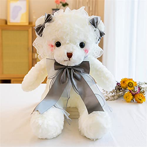 CACAIMAO Juguetes De Peluche Coloridos De Osos Bowknot, Adornos De Decoración del Hogar, Almohadas para Niños, Regalos Creativos para Adultos Height 30cm