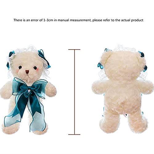 CACAIMAO Juguetes De Peluche Coloridos De Osos Bowknot, Adornos De Decoración del Hogar, Almohadas para Niños, Regalos Creativos para Adultos Height 30cm