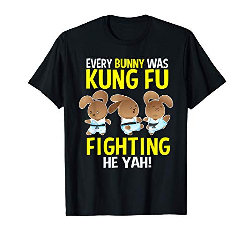 Cada conejito era regalos de lucha de Kung Fu Conejo lindo Camiseta