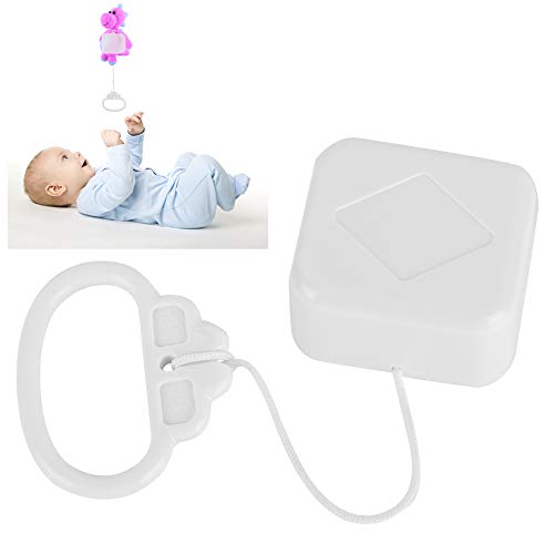 Caja de música para Cuna de bebé, Caja de música con cordón de Cuerda, no Requiere batería, para niños en casa