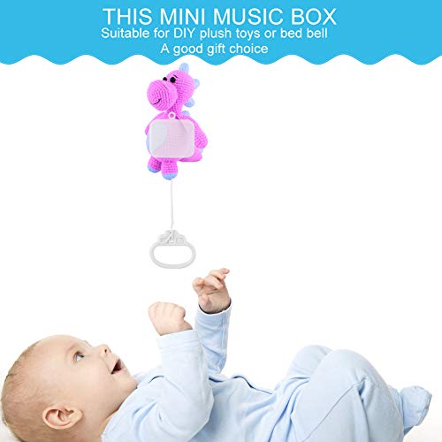 Caja de música para Cuna de bebé, Caja de música con cordón de Cuerda, no Requiere batería, para niños en casa