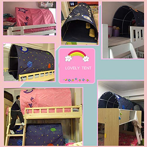 Cama plegable para niños Tienda de campaña Game House Kid Dream Pop Up Cuna Canopy Mosquitero (azul)