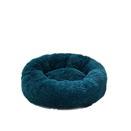 Camas Redondas para Perros con Nido para Mascotas, Extra Suave y Lavable, cómoda Cama para Mascotas, sofá, Felpa, Donut, Gatos, Cojines de Cama para Nido para Dormir