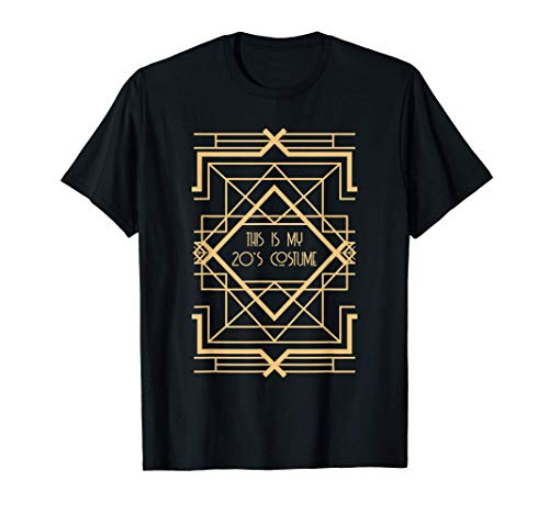 Camiseta Art Deco de los 20: este es mi disfraz de los 20 Camiseta