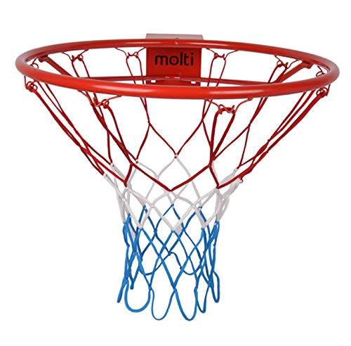 Canasta de baloncesto HangRing de baloncesto con anillo y red, 45 cm