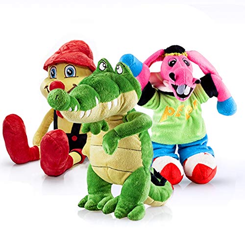 Cantajuego Pack Peluches Grandes: Coco, Burrito Pepe y Payaso Tallarín - Producto Oficial