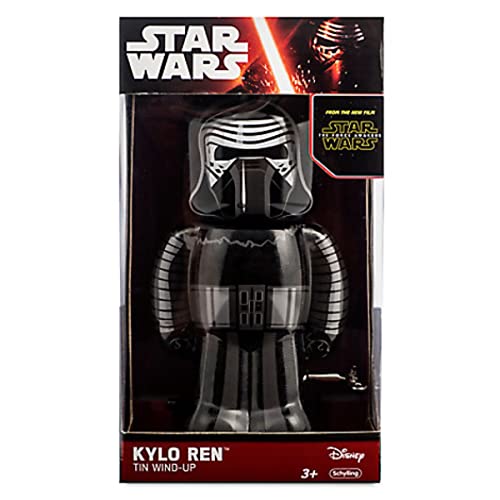 CAPRILO. Juguete Decorativo de Hojalata Kylo REN Wind UP Personajes de Cuerda de Star Wars. Juguetes y Juegos de Colección. Regalos Originales. Decoración Clásica. Navidad y Reyes.