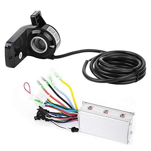 Caredy Controlador de Motor sin escobillas, 36V 350W Kit de Controlador sin escobillas de Bicicleta eléctrica a Prueba de Agua con Kit de Panel LCD para Bicicleta eléctrica, Scooter, etc.