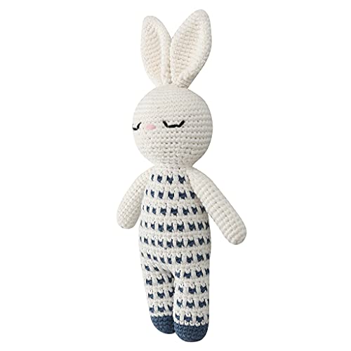 CAREMiLLE 21cm / 8in Muñeca de Tejer Animal de Peluche Conejito de Juguete Muñeca Suave y cómoda Juguete de educación temprana Decoración del hogar Favores de bebé, Muñeco de Peluche de Color 610