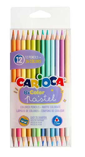 Carioca- LAPICES DE Colores Pastel, Multicolor (144254)