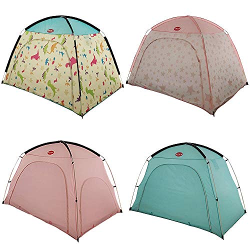 Carpa para niños Bebé niños carpa juego casa interior mosquitero red cama princesa play house boy niña casa juguete casa-azul bolso de tres puertas Malla de 1,5 * 2 metros Carpas infantiles