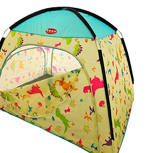 Carpa para niños Bebé niños carpa juego casa interior mosquitero red cama princesa play house boy niña casa juguete casa-azul bolso de tres puertas Malla de 1,5 * 2 metros Carpas infantiles