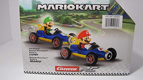 Carrera 2006667 Nintendo Kart Mario y Luigi Control Remoto Coches Paquete Doble (6+ años)