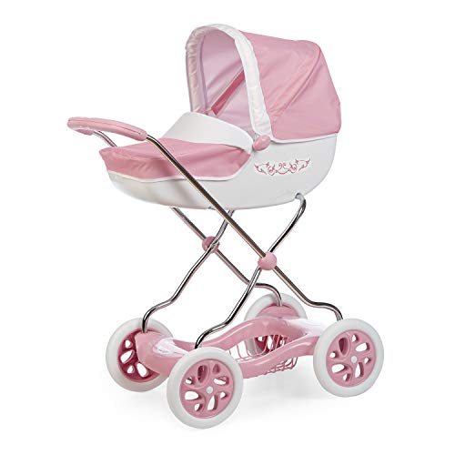 Carrito Shara Inglesina rosa para muñecos (Smoby 250482)