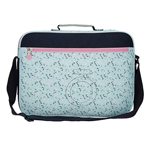 Cartera Escolar Enso Girl Power, Azul, 38x28x6 cm