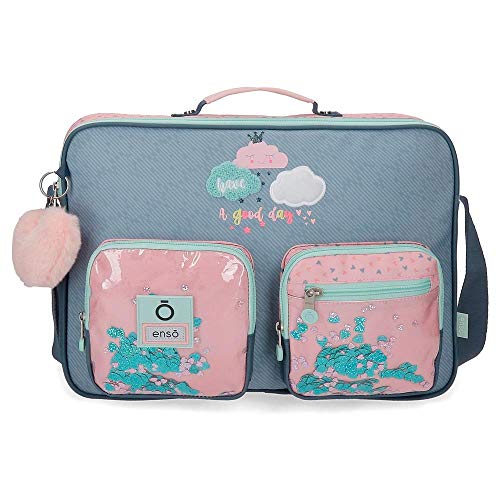 Cartera Escolar Enso Good Day, 38x28x6 cm, Multicolor