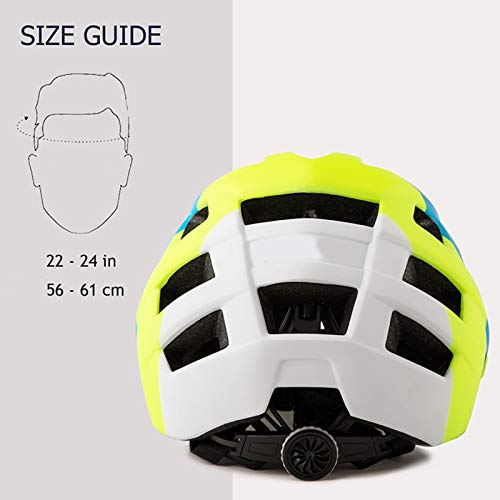 Casco Bicicleta Yuan Ou Adulto Niño Casco de Bicicleta de montaña para Hombre, Casco de Ciclismo de Carretera MTB con Visera de Red para Insectos, Gorra Deportiva Aero 01