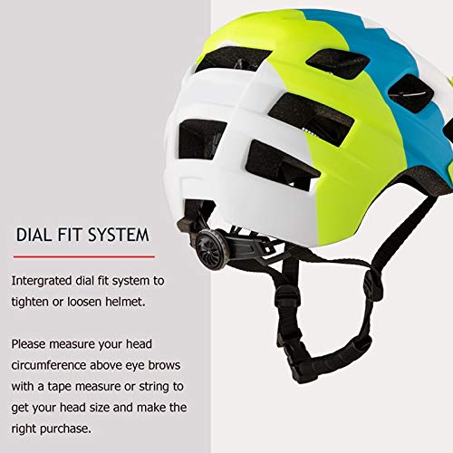 Casco Bicicleta Yuan Ou Adulto Niño Casco de Bicicleta de montaña para Hombre, Casco de Ciclismo de Carretera MTB con Visera de Red para Insectos, Gorra Deportiva Aero 01