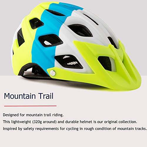 Casco Bicicleta Yuan Ou Adulto Niño Casco de Bicicleta de montaña para Hombre, Casco de Ciclismo de Carretera MTB con Visera de Red para Insectos, Gorra Deportiva Aero 01