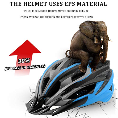 Casco Bicicleta Yuan Ou Casco de Ciclismo Ultraligero EPS + Cubierta de PC Casco de Bicicleta MTB Molde Integral Casco de Bicicleta de montaña Ciclismo Casco de Bicicleta MTB púrpura