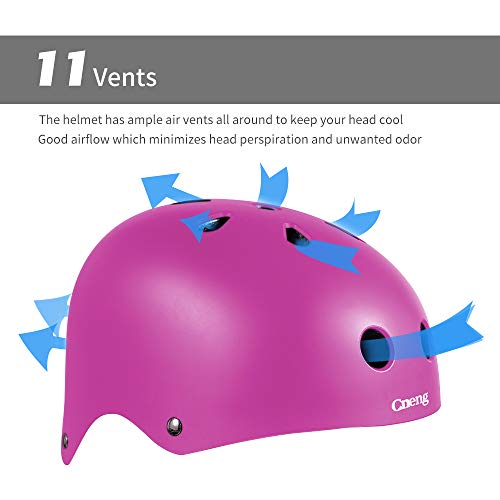 Casco de Ciclismo para Niños Ajustable 11 Ventilación Casco Infantil para Multideportivo Patineta Bicicleta Rollerskate