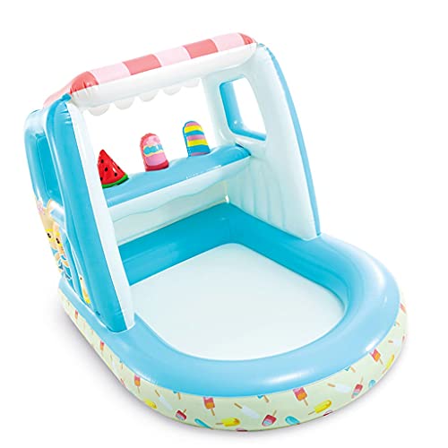 Castillo Inflable para Niños Casa De Juegos Paradisíaca En Casa Piscina Infantil De Princesa Interior Juego De Carpa para Niños (Color : Blue, Size : 102 * 127 * 99cm)