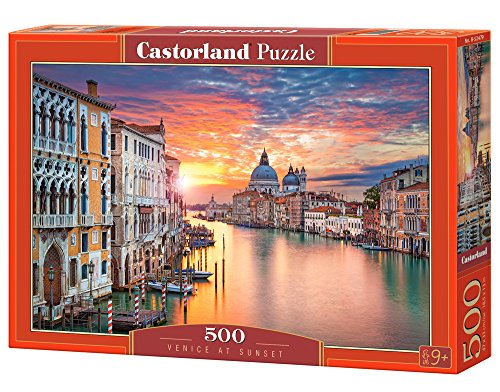 Castorland B-52479 Hobby Panoramic Venice at Sunset Jigsaw Puzzle, 500 Piezas, Multicolor